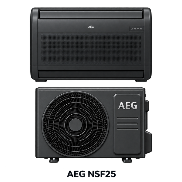 AEG NSF25 golvmodell mörk innedel / mörk utedel