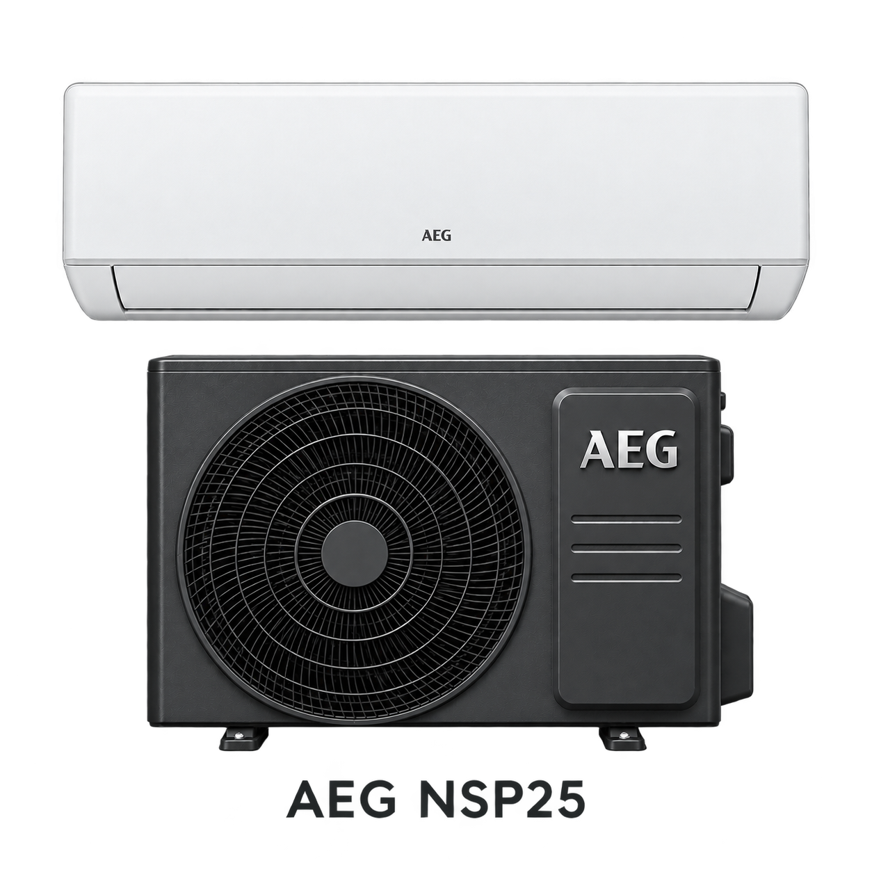AEG NSP25 vit innedel / mörk utedel