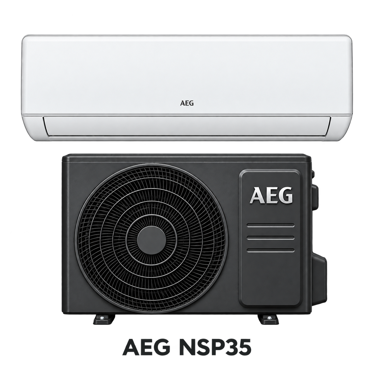 AEG NSP35 vit innedel / mörk utedel
