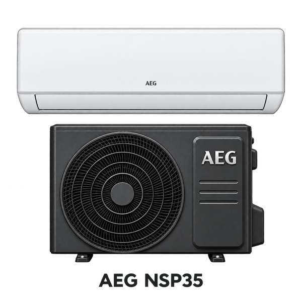 AEG NSP35 vit innedel / mörk utedel