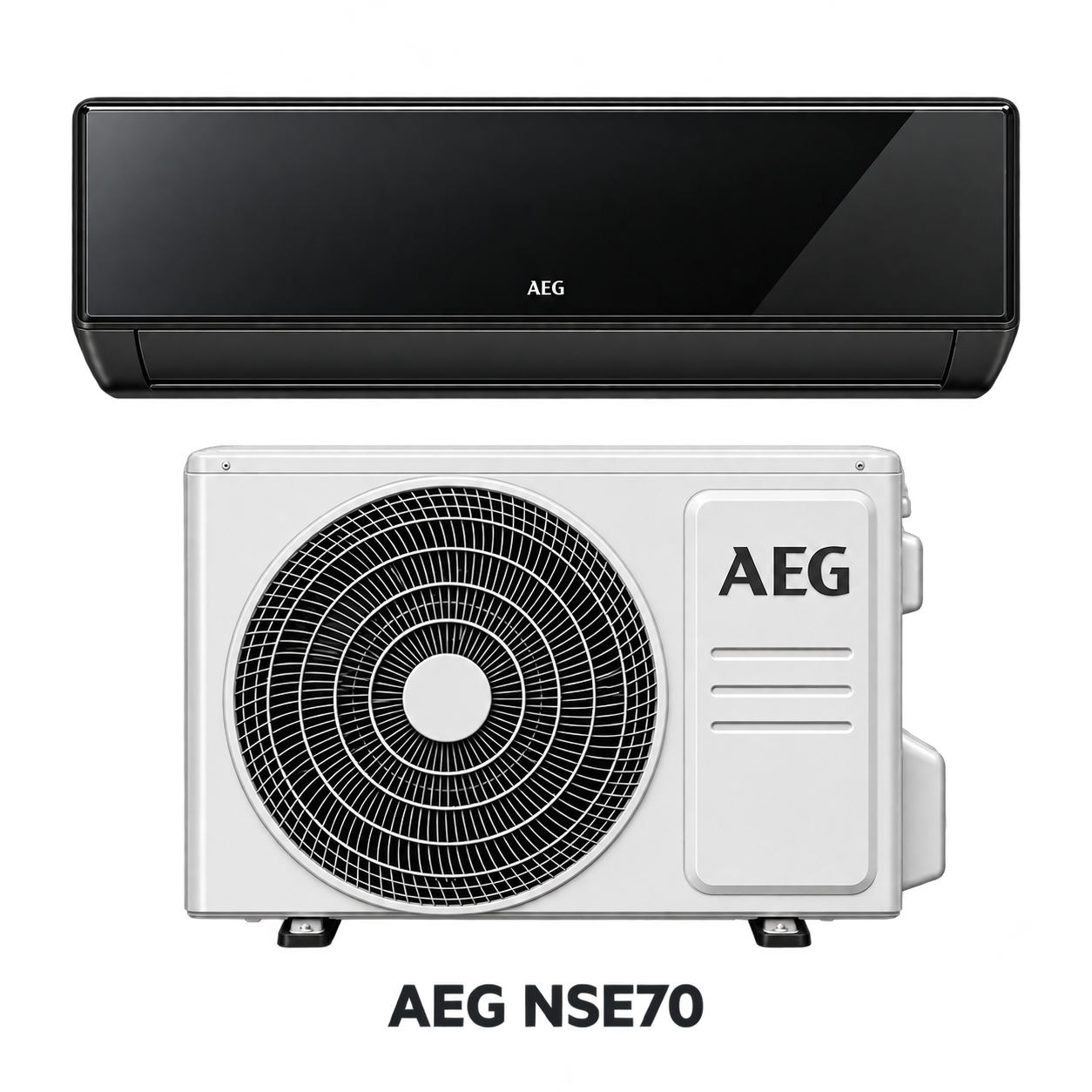 AEG NSE70 mörk innedel / vit utedel