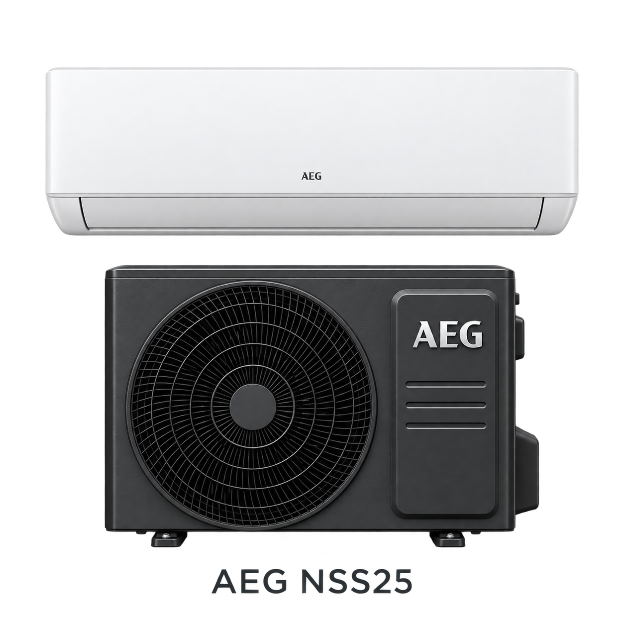 AEG NSS25 vit innedel / mörk utedel