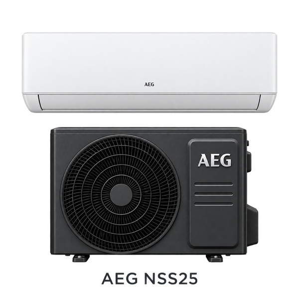 AEG NSS25 vit innedel / mörk utedel
