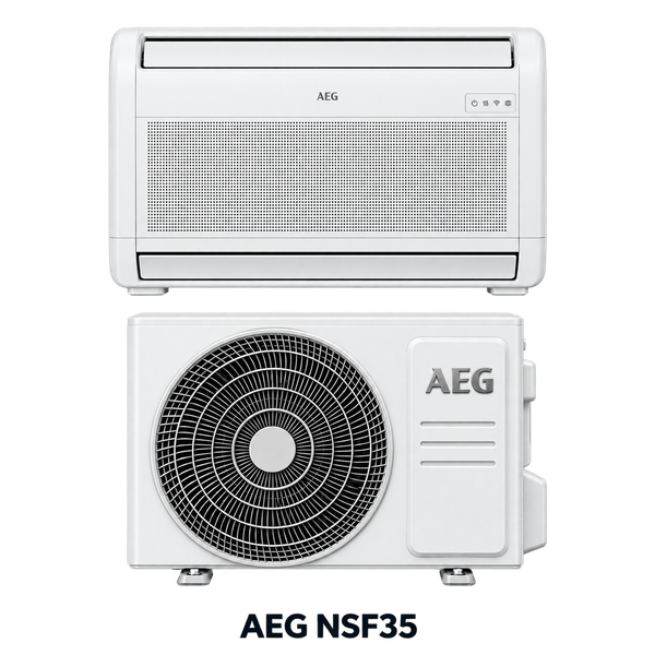 AEG NSF35 golvmodell vit innedel / vit utedel