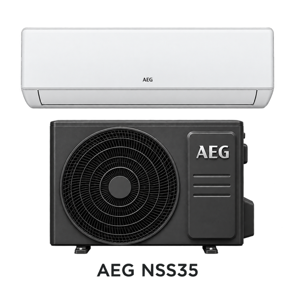 AEG NSS35 vit innedel / mörk utedel