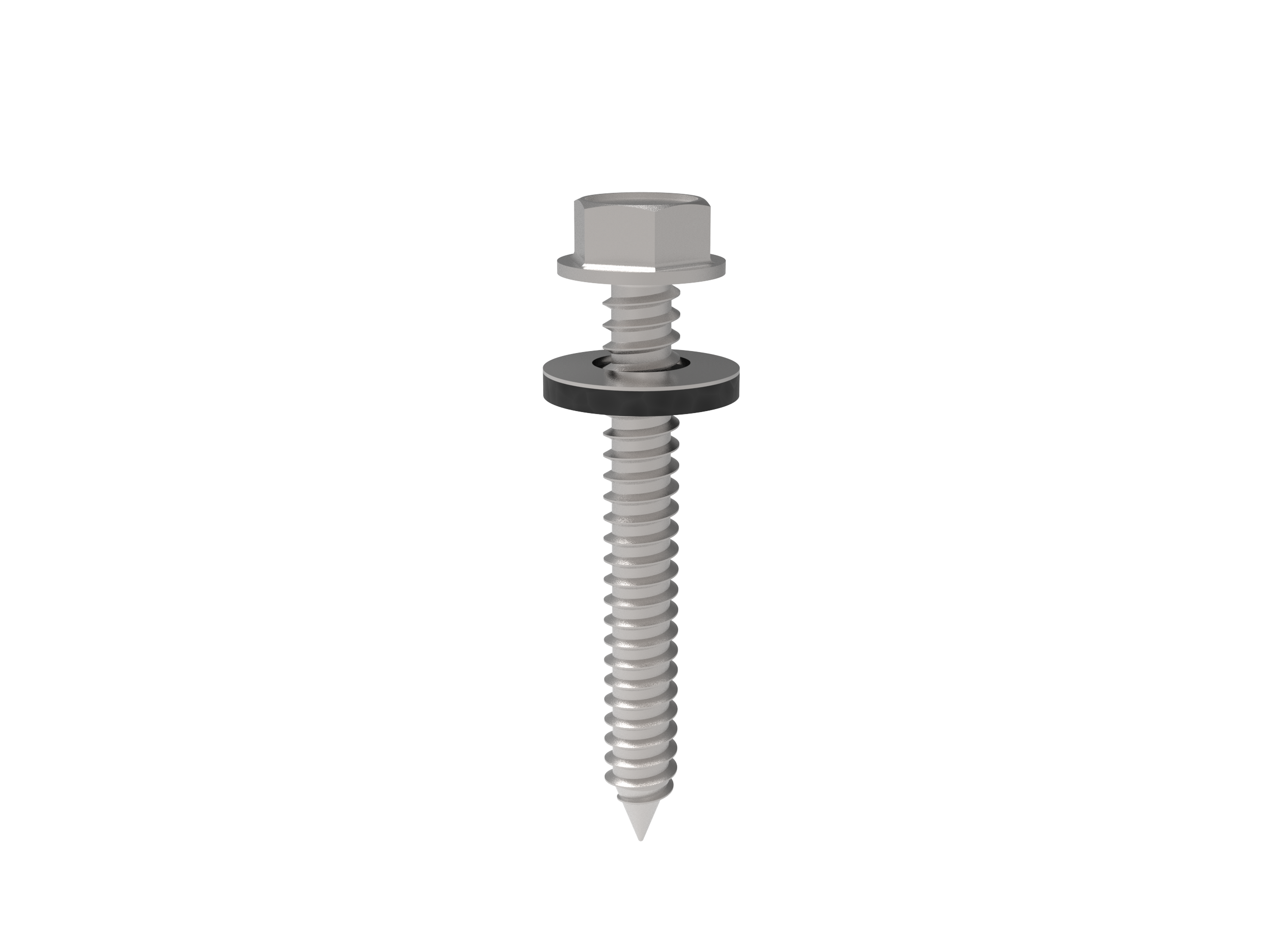 Träskruv 6,3 x 58 mm inkl bricka - 50 st/påse